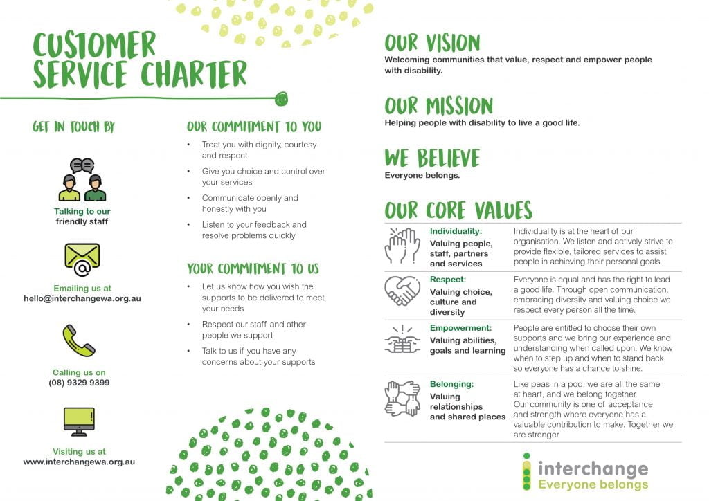 Customer Service Charter